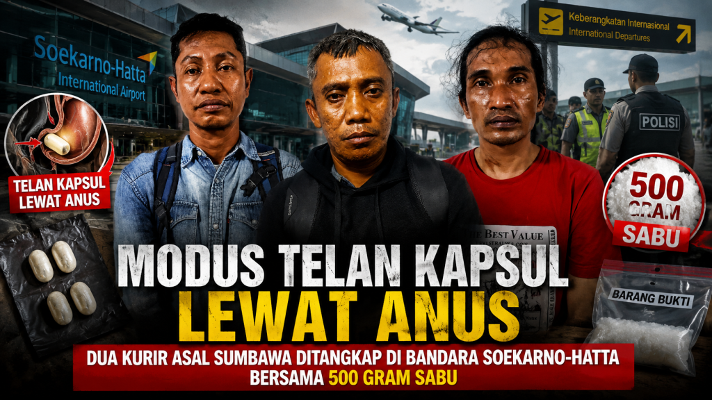 Telan Sabu via anus